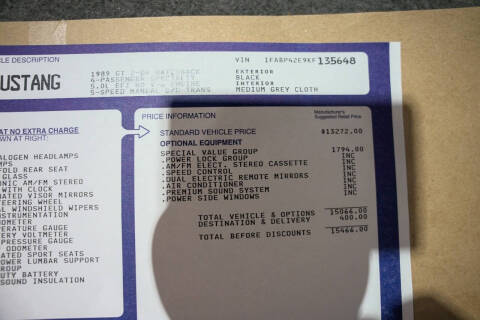 1989 Ford Mustang GT