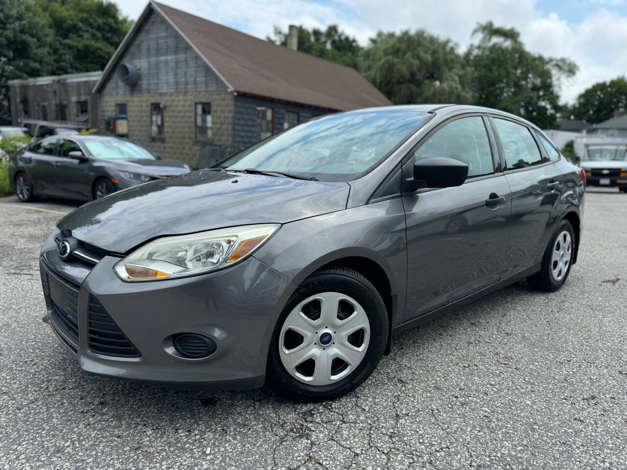 Gray 2013 Ford Focus S S 4dr Sedan 1