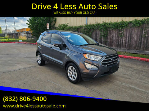 2020 Ford EcoSport for sale at Drive 4 Less Auto Sales in Houston TX