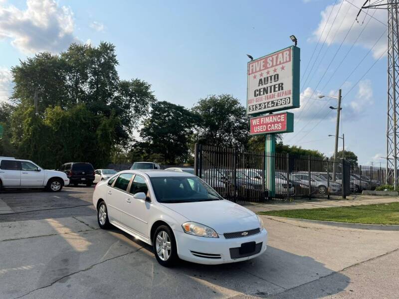 2013 Chevrolet Impala for sale at Five Star Auto Center in Detroit MI