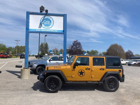 2014 Jeep Wrangler Unlimited for sale at Corry Pre Owned Auto Sales in Corry PA