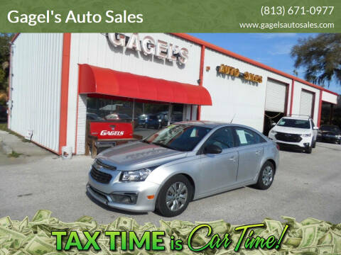 2012 Chevrolet Cruze for sale at Gagel's Auto Sales in Gibsonton FL