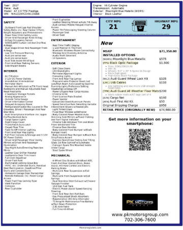 2017 Audi A7 3.0T quattro Prestige