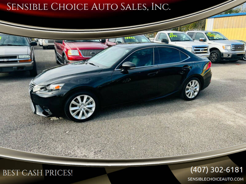 2015 Lexus IS 250 for sale at Sensible Choice Auto Sales, Inc. in Longwood FL
