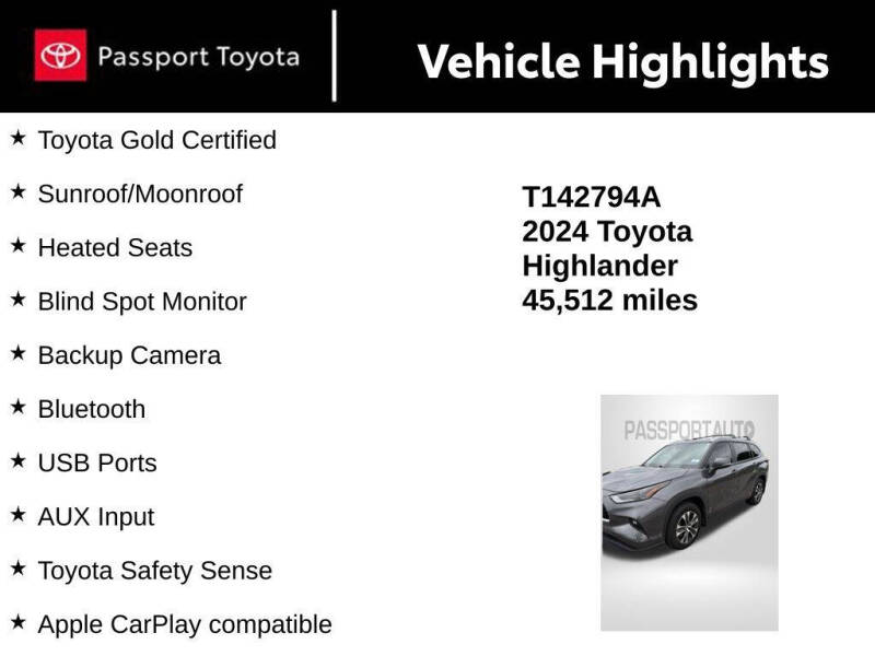 2024 Toyota Highlander XLE