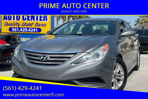 2014 Hyundai Sonata for sale at PRIME AUTO CENTER in Palm Springs FL