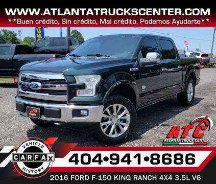 2016 Ford F-150 for sale at ATLANTA TRUCK CENTER LLC in Doraville GA