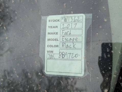 2017 Ford Escape SE