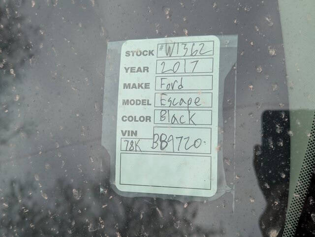 2017 Ford Escape SE