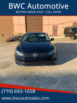 2012 Volkswagen Passat for sale at BWC Automotive in Kennesaw GA