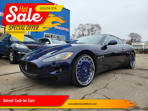 2008 Maserati GranTurismo for sale at Detroit Cash for Cars in Warren MI