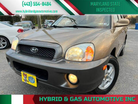 2004 Hyundai Santa Fe for sale at Hybrid & Gas Automotive Inc in Aberdeen MD