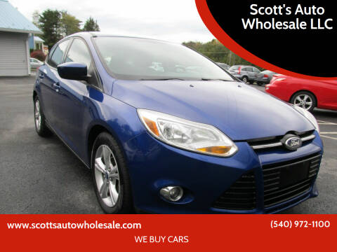 2012 Ford Focus for sale at Scott's Auto Wholesale LLC in Locust Grove VA