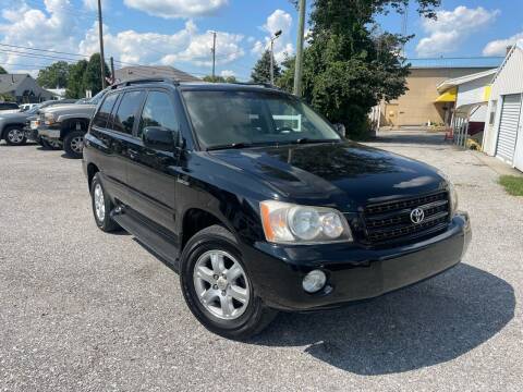 2002 Toyota Highlander for sale at Integrity Auto Sales in Brownsburg IN