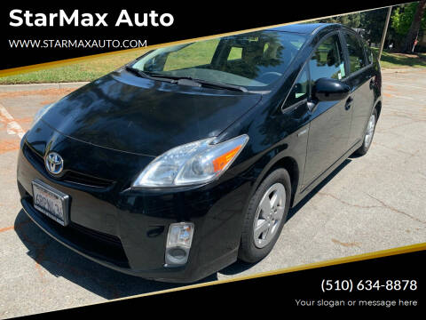 2011 Toyota Prius for sale at StarMax Auto in Fremont CA