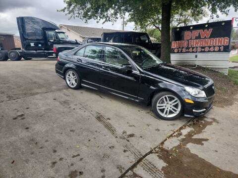 2014 Mercedes-Benz C-Class for sale at DFW AUTO FINANCING LLC in Dallas TX