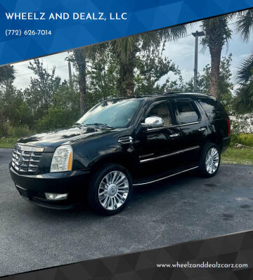 2007 Cadillac Escalade for sale at WHEELZ AND DEALZ, LLC in Fort Pierce FL
