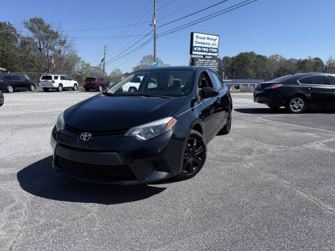 2014 Toyota Corolla for sale at Trust Motor Company in Stockbridge GA