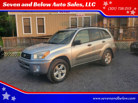 2002 Toyota RAV4 for sale at Seven and Below Auto Sales, LLC in Rockville MD
