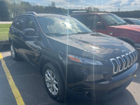 2017 Jeep Cherokee for sale at BURNWORTH AUTO INC in Windber PA