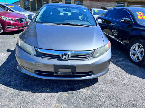 2012 Honda Civic for sale at NORTH CHICAGO MOTORS INC in North Chicago IL