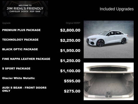 2022 Audi S3 2.0T quattro Premium Plus