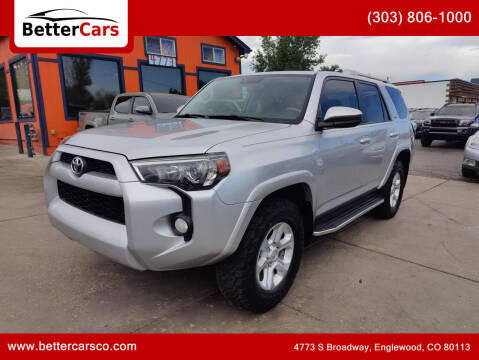 2015 Toyota 4Runner for sale at Better Cars in Englewood CO