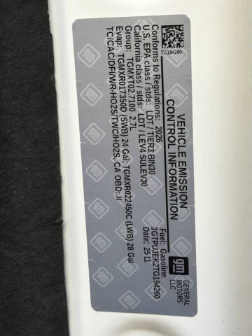 2026 GMC Sierra 1500 Elevation Standard