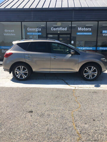 2009 Nissan Murano for sale at Georgia Certified Motors in Stockbridge GA