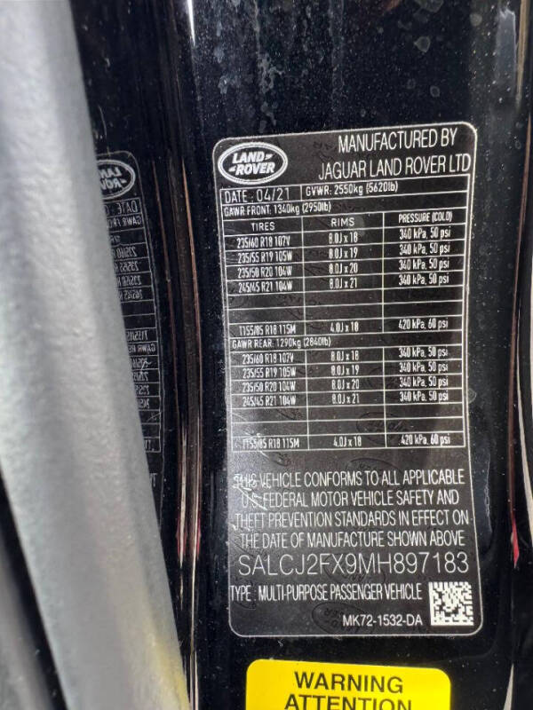 2021 Land Rover Discovery Sport P250 S