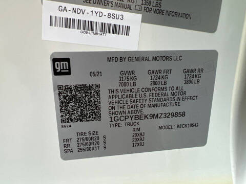 2021 Chevrolet Silverado 1500