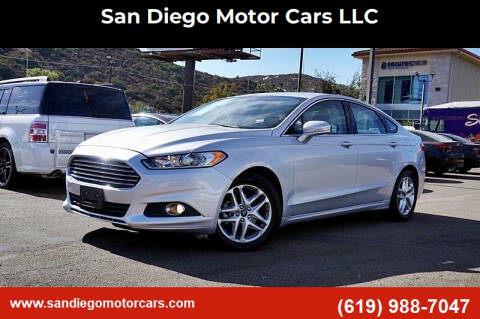 2013 Ford Fusion for sale at San Diego Motor Cars LLC in Spring Valley CA