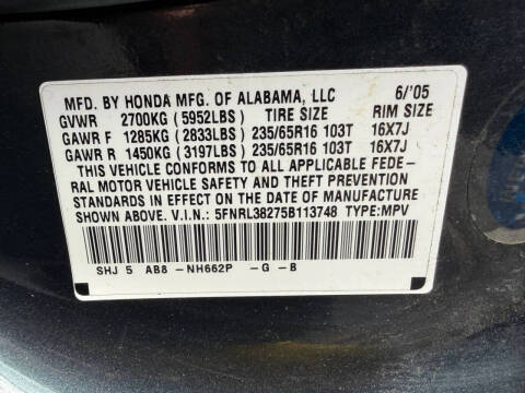 2005 Honda Odyssey LX