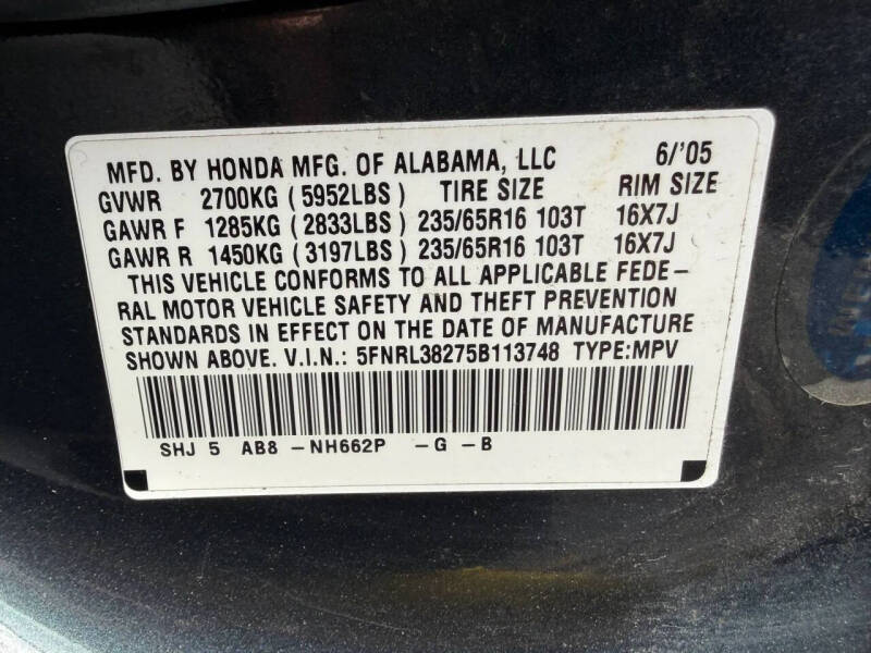 2005 Honda Odyssey LX