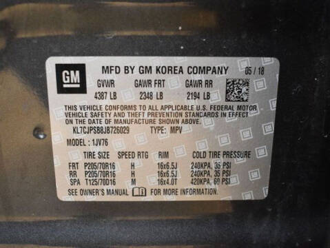 2018 Chevrolet Trax LT