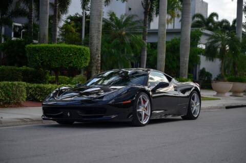 2013 Ferrari 458 Italia for sale at EURO STABLE in Miami FL