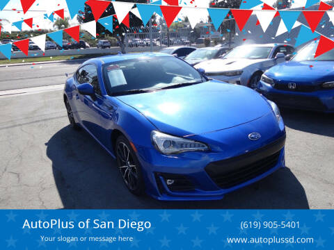 2020 Subaru BRZ for sale at AutoPlus of San Diego in Spring Valley CA