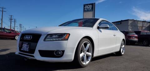 2010 Audi A5 for sale at Zion Autos LLC in Pasco WA