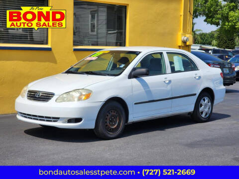 2007 Toyota Corolla for sale at Bond Auto Sales in Saint Petersburg FL