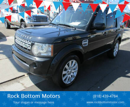 2012 Land Rover LR4 for sale at Rock Bottom Motors in North Hollywood CA