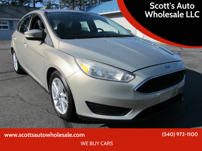 2016 Ford Focus for sale at Scott's Auto Wholesale LLC in Locust Grove VA