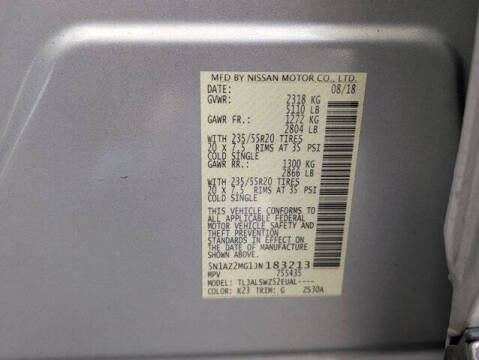 2018 Nissan Murano Platinum