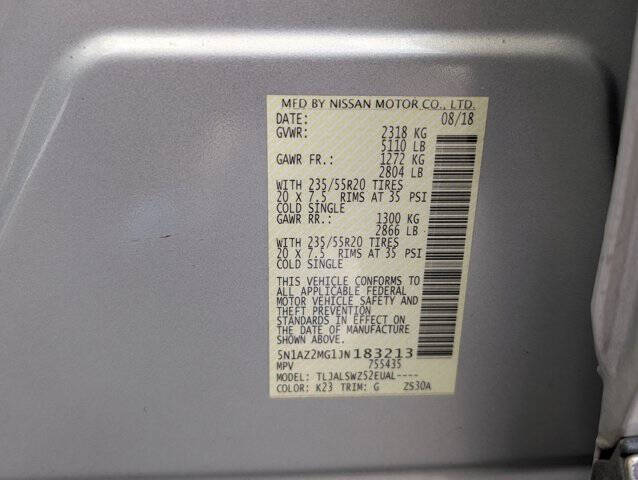 2018 Nissan Murano Platinum