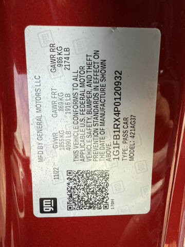 2023 Chevrolet Camaro LS