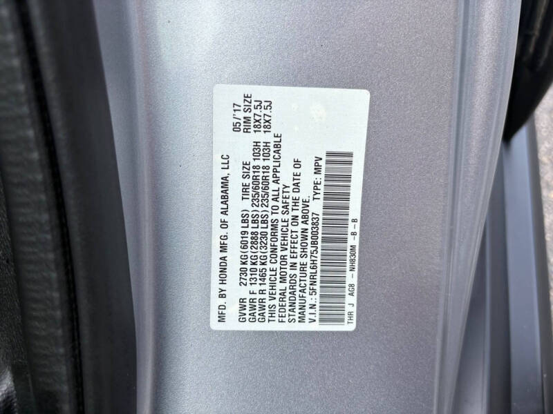 2018 Honda Odyssey EX-L