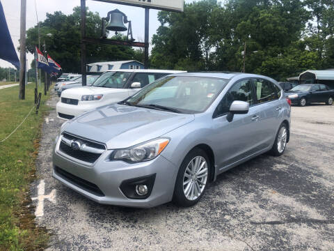 2013 Subaru Impreza for sale at BELL AUTO & TRUCK SALES in Fort Wayne IN
