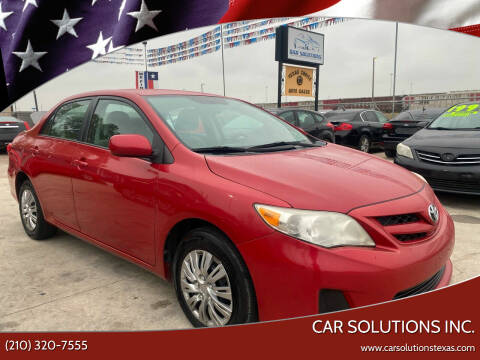 2011 Toyota Corolla for sale at Car Solutions Inc. in San Antonio TX