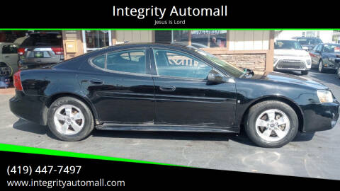 2006 Pontiac Grand Prix for sale at Integrity Automall in Tiffin OH