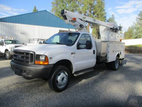2000 Ford F450 Bucket Truck for sale at BJ'S COMMERCIAL TRUCKS in Spokane Valley WA