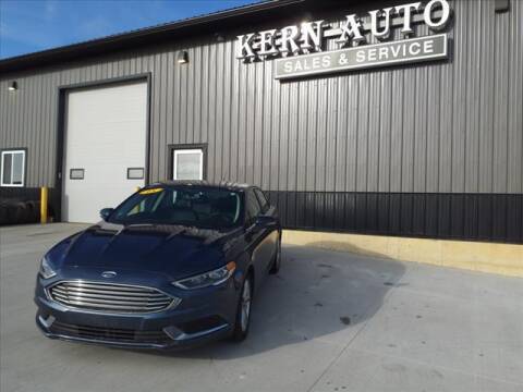 2018 Ford Fusion for sale at Kern Auto Sales & Service LLC in Chelsea MI